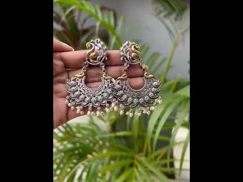 tribal drop earrings