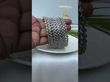 ad zirconia bangles set of 12