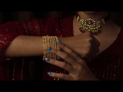 ad gold polish bangle adgpbn220110