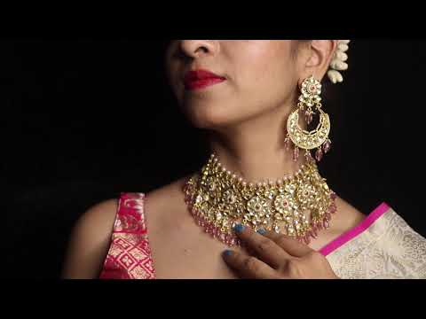 Anushka kundan earrings