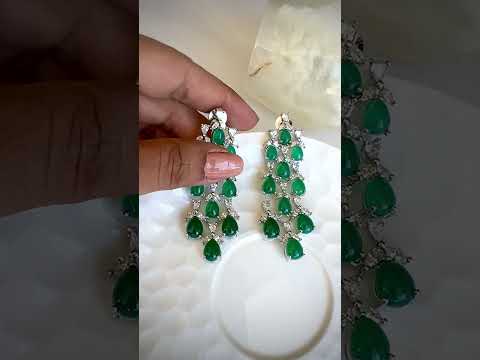 semi precious earrings