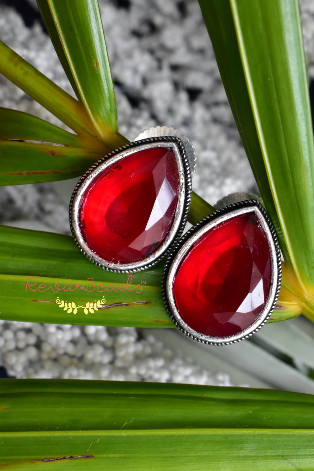 ruby studs