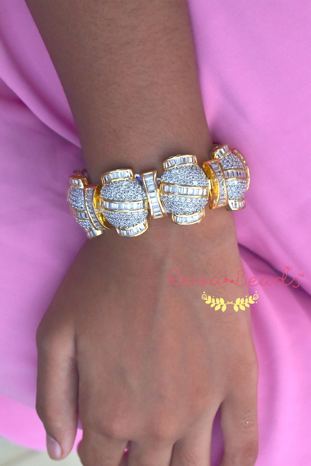 gold polish bracelet