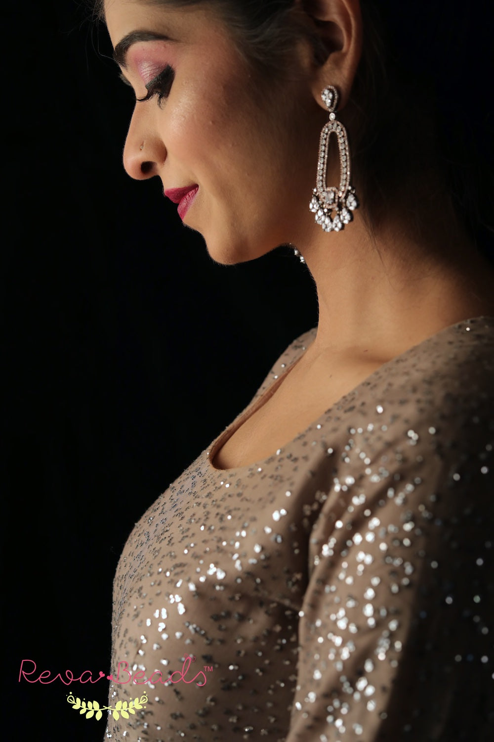 Traditional Gold Toned Kundan & Pearl Earring for Lehenga | FashionCrab.com