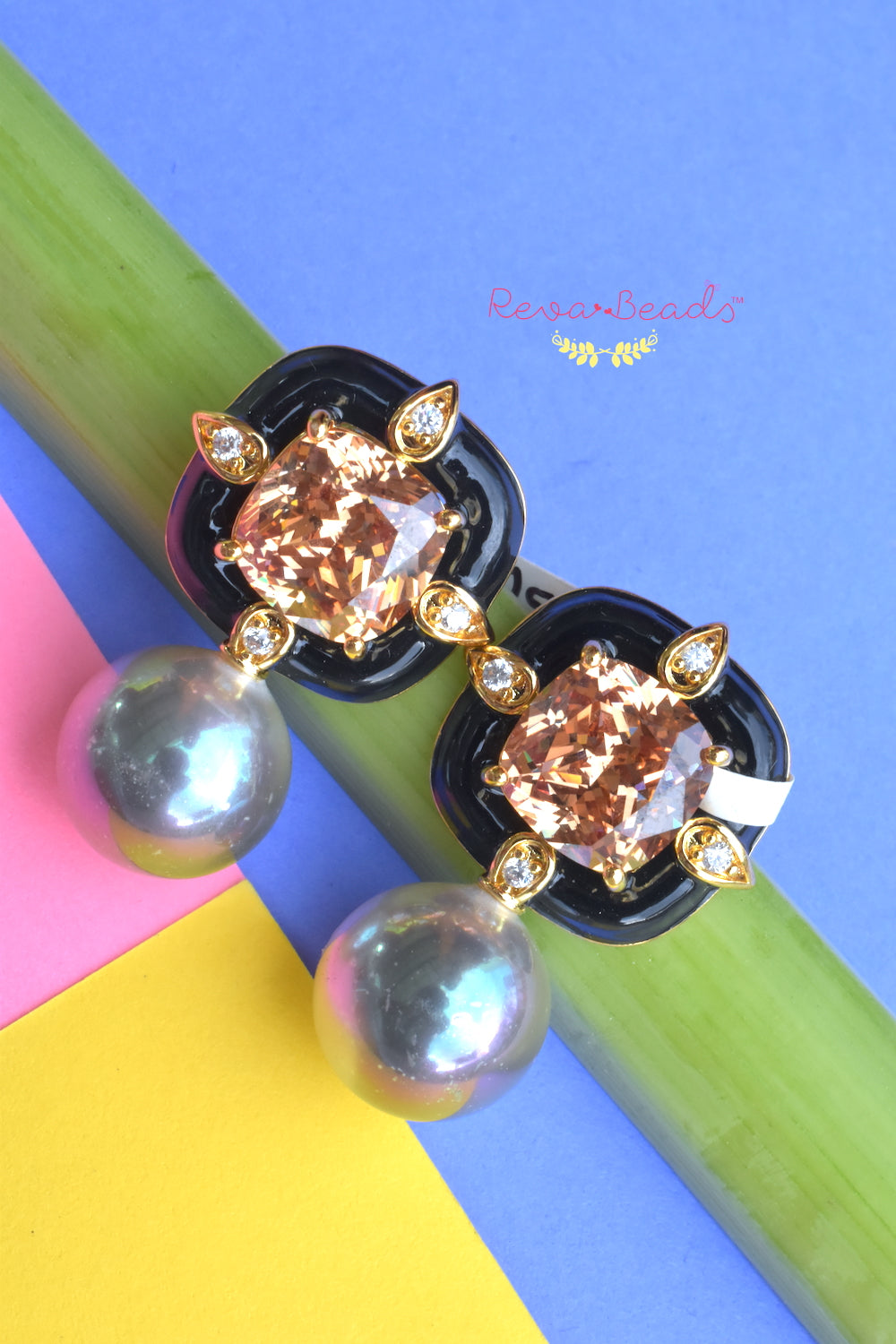 minakari ad stud gold and silver polish earrings adgpse-220903