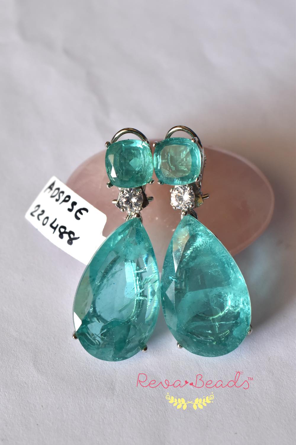 Candy Jewels Blue Enamel and Green Crystal Stud Earrings - JA7195710 -  Fossil