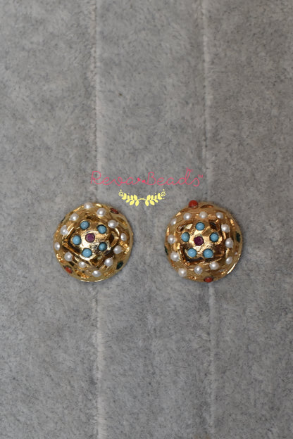 Jadau Kundan Set Earrings hjse220923