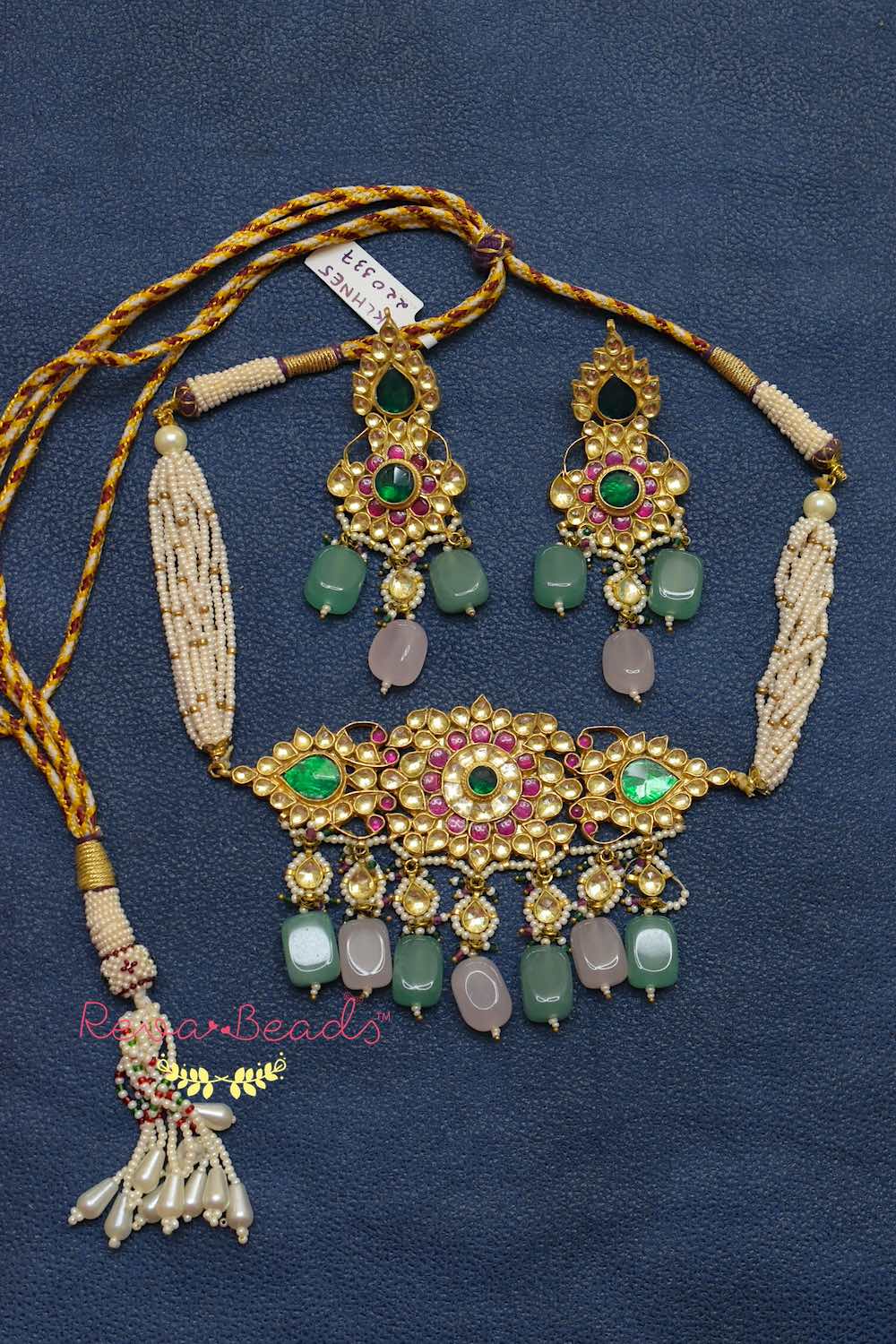 kundan choker necklace