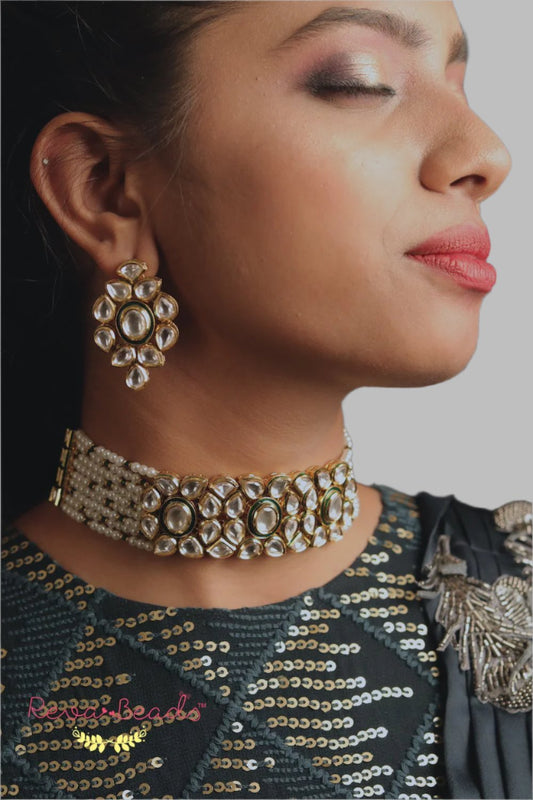 jaipuri kundan choker