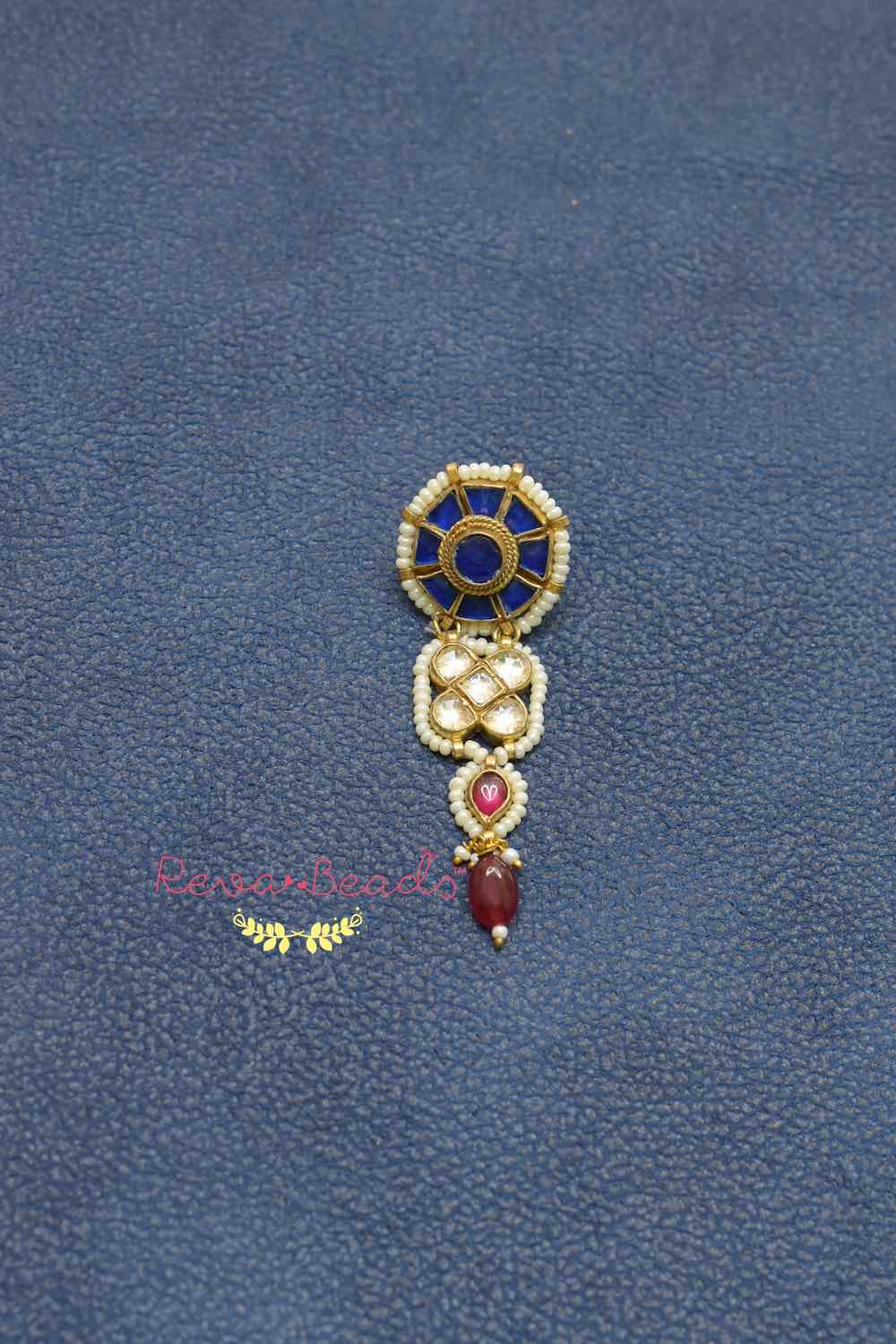 Kundan Choker Necklace Earrings Set kchnes220366