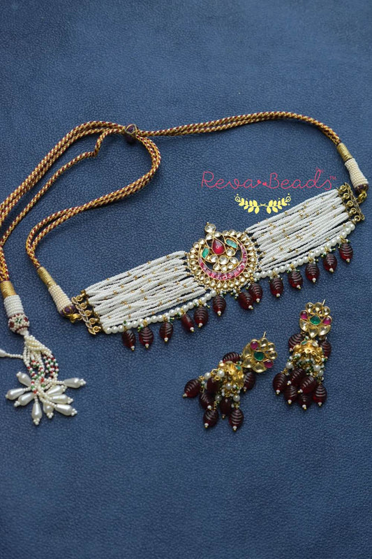 kundan choker set