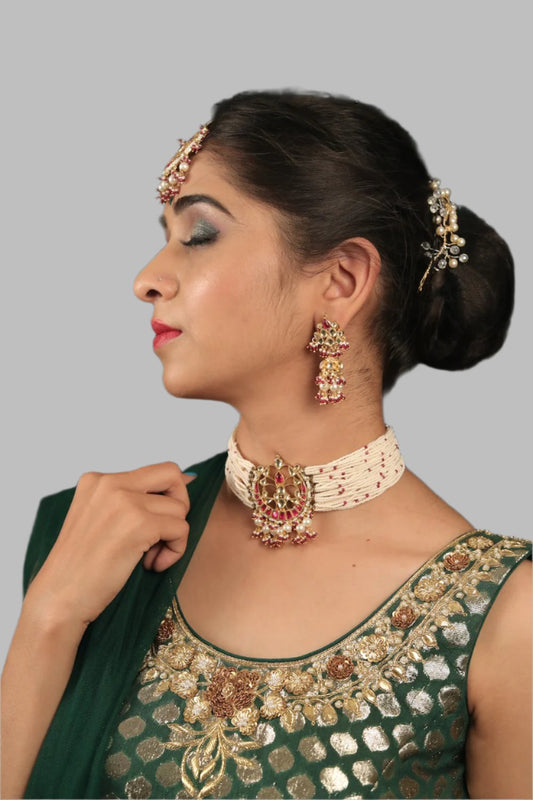 kundan choker set