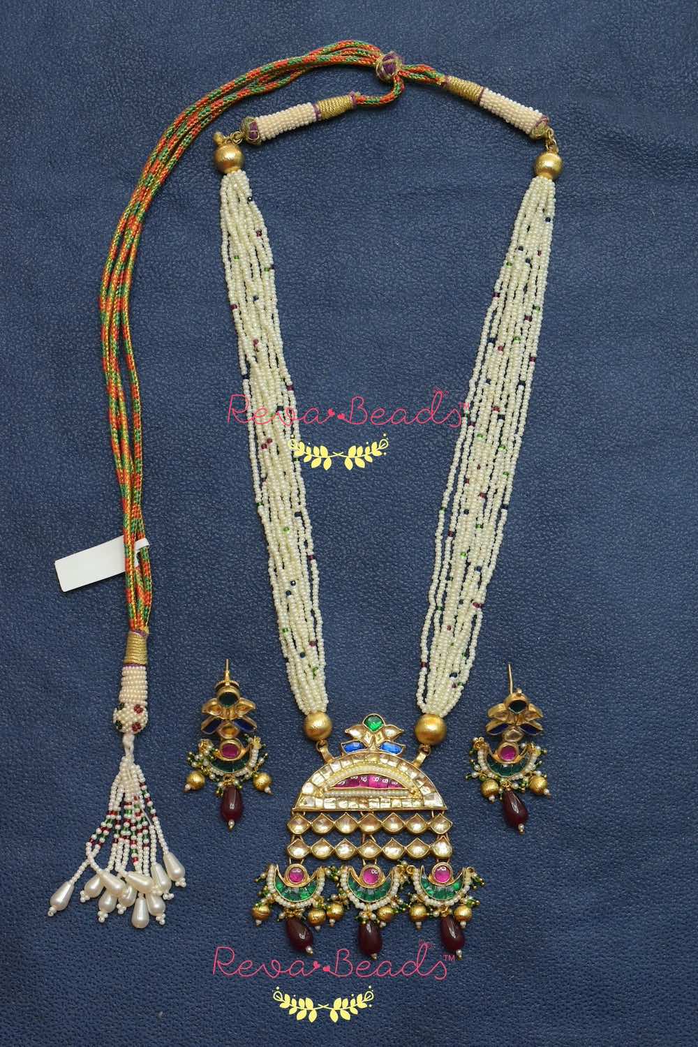 kundan long set