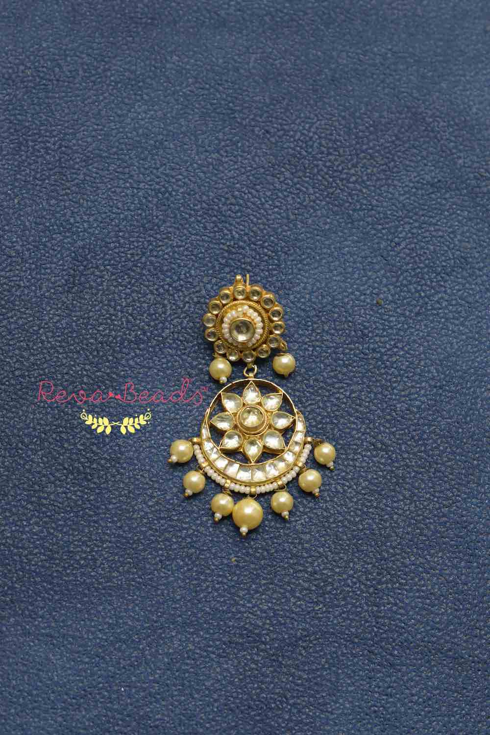 kundan long set