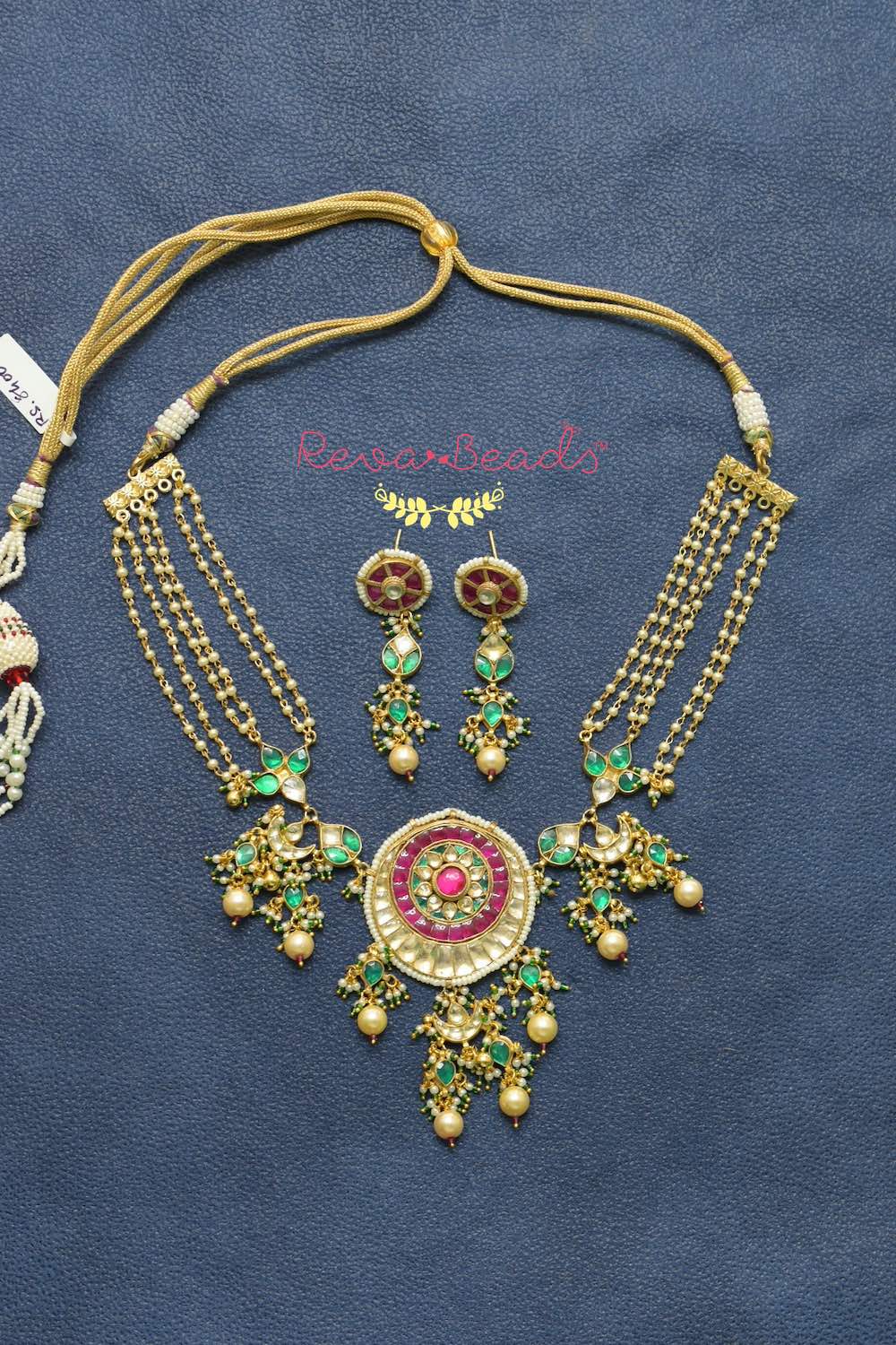 kundan collar necklace