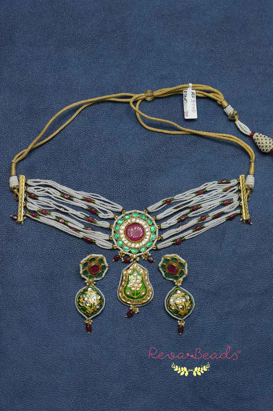 kundan choker set