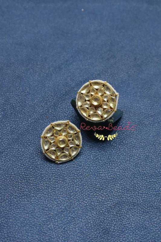 kundan studs