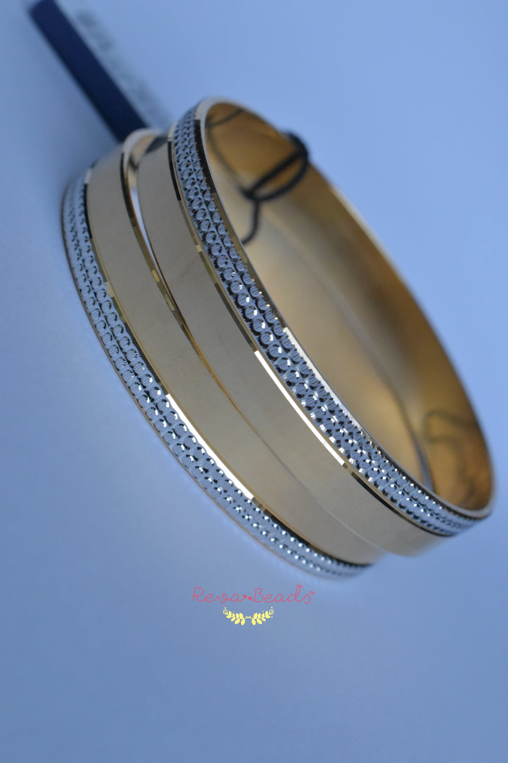 gold look alike bangles