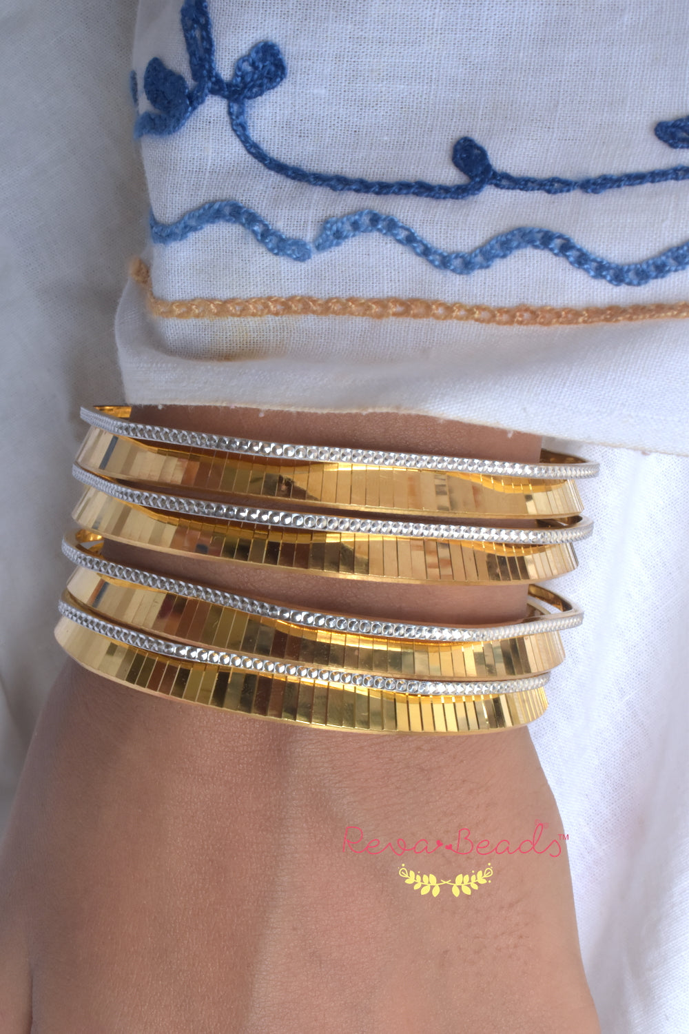 zigzag bangles