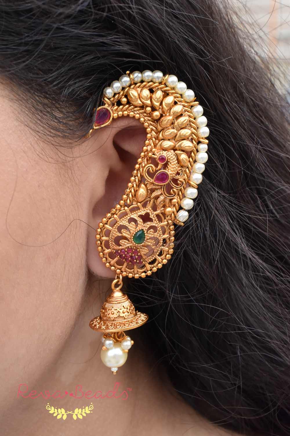 Temple Jewellery Jhumka Earrings at Rs 600/piece | Ladies Jhumki in Mumbai  | ID: 22661682855