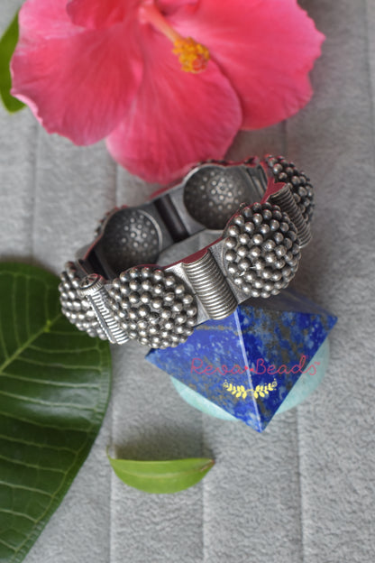 antique silver kada