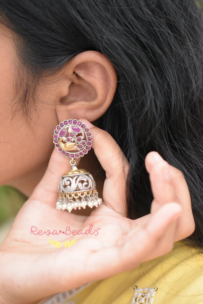 tribal jhumka earrings trje221205