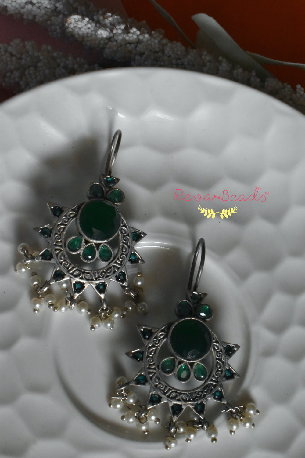 high quality antique look earrings